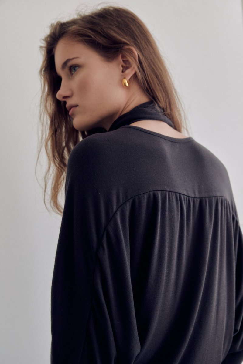 シャーリングトップ23_ダークグレー SHIRRING TOP23_DG (Benet.Me) @SEOUL