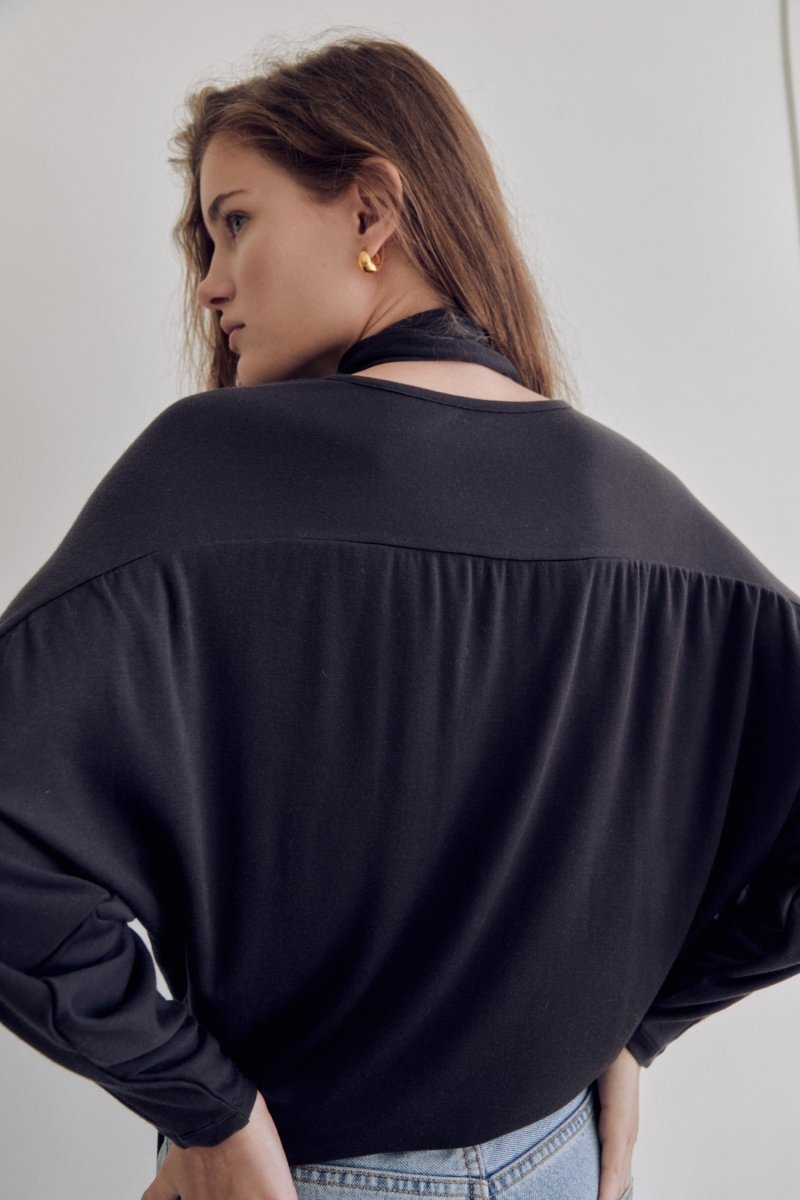 シャーリングトップ23_ダークグレー SHIRRING TOP23_DG (Benet.Me) @SEOUL