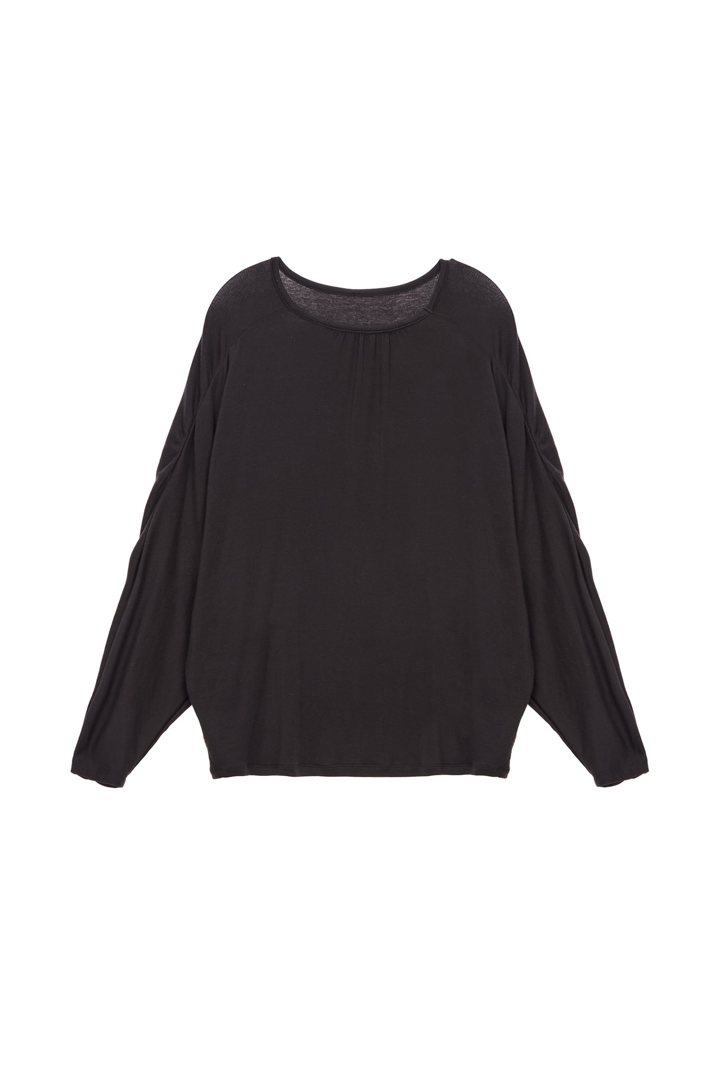 シャーリングトップ23_ダークグレー SHIRRING TOP23_DG