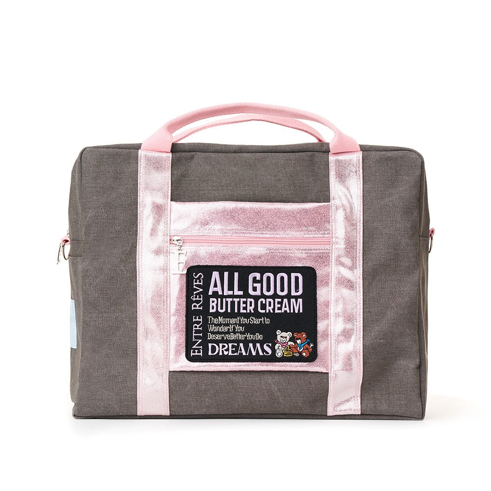 BUTTER CREAM TRAVEL BAG