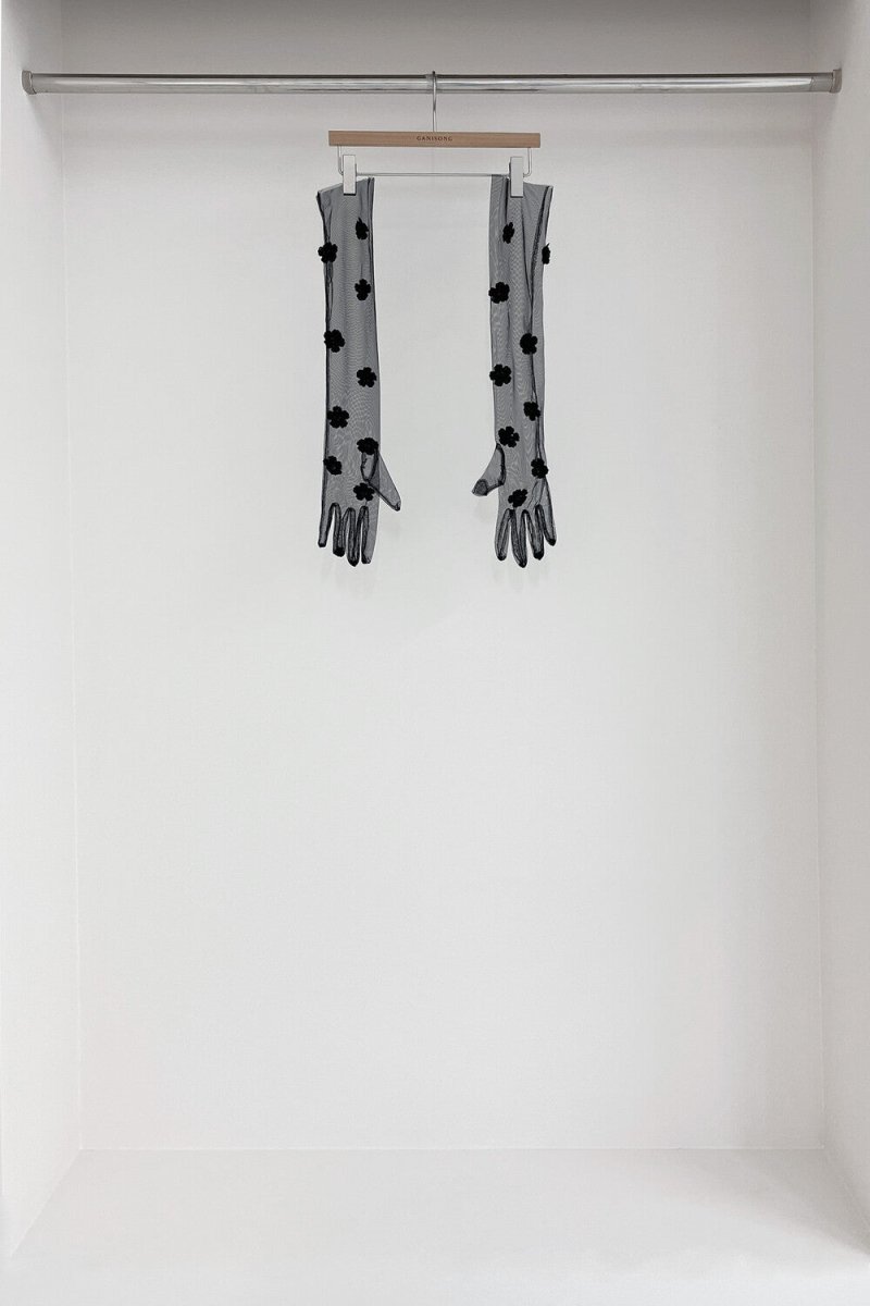 Bridal Flower Garden Gloves_Black (ganisong) @SEOUL