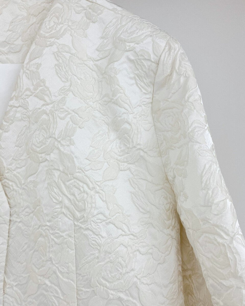 Bridal jacquard jacket_cream (ganisong) @SEOUL