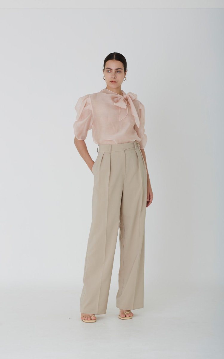 Carlyn Trousers _ Beige (02 ARMOIRE) @SEOUL