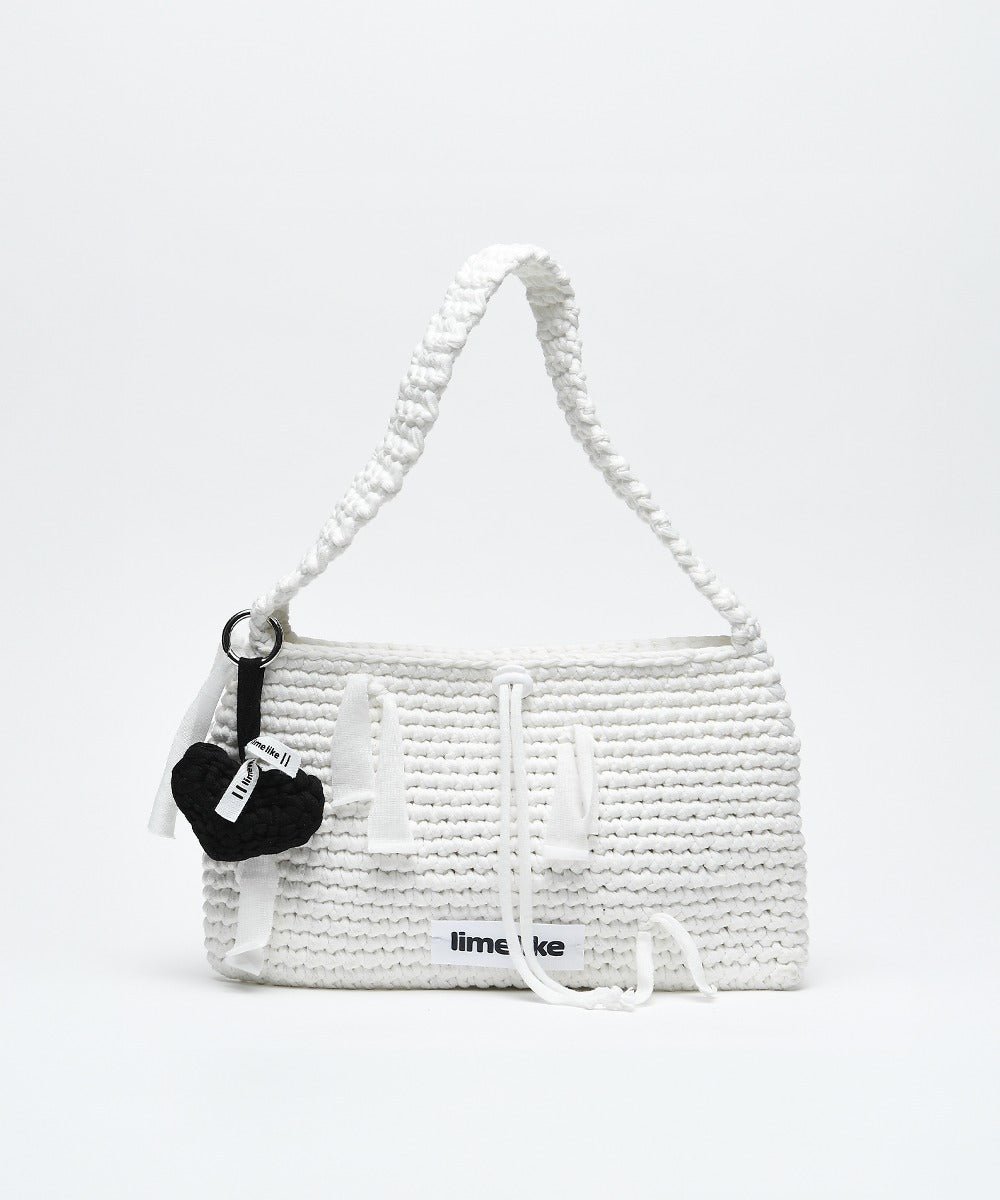 Demi Knit Bag White (Limelike) @SEOUL