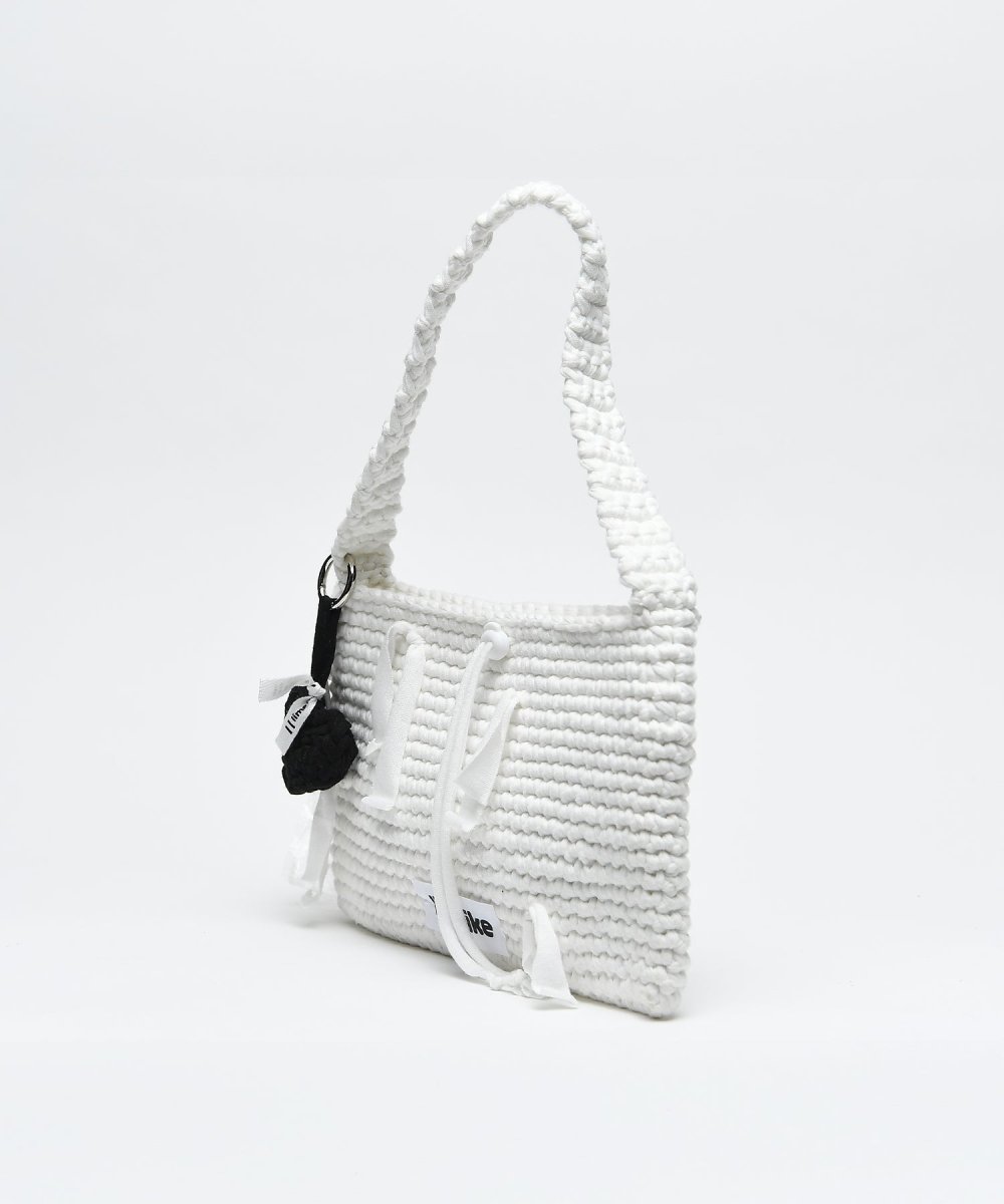 Demi Knit Bag White (Limelike) @SEOUL