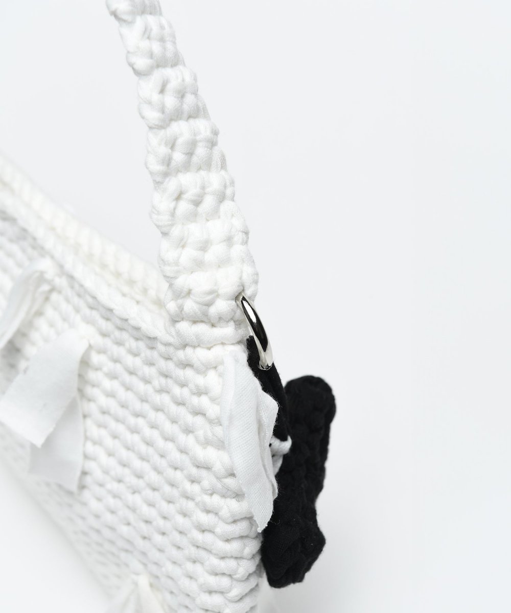 Demi Knit Bag White (Limelike) @SEOUL