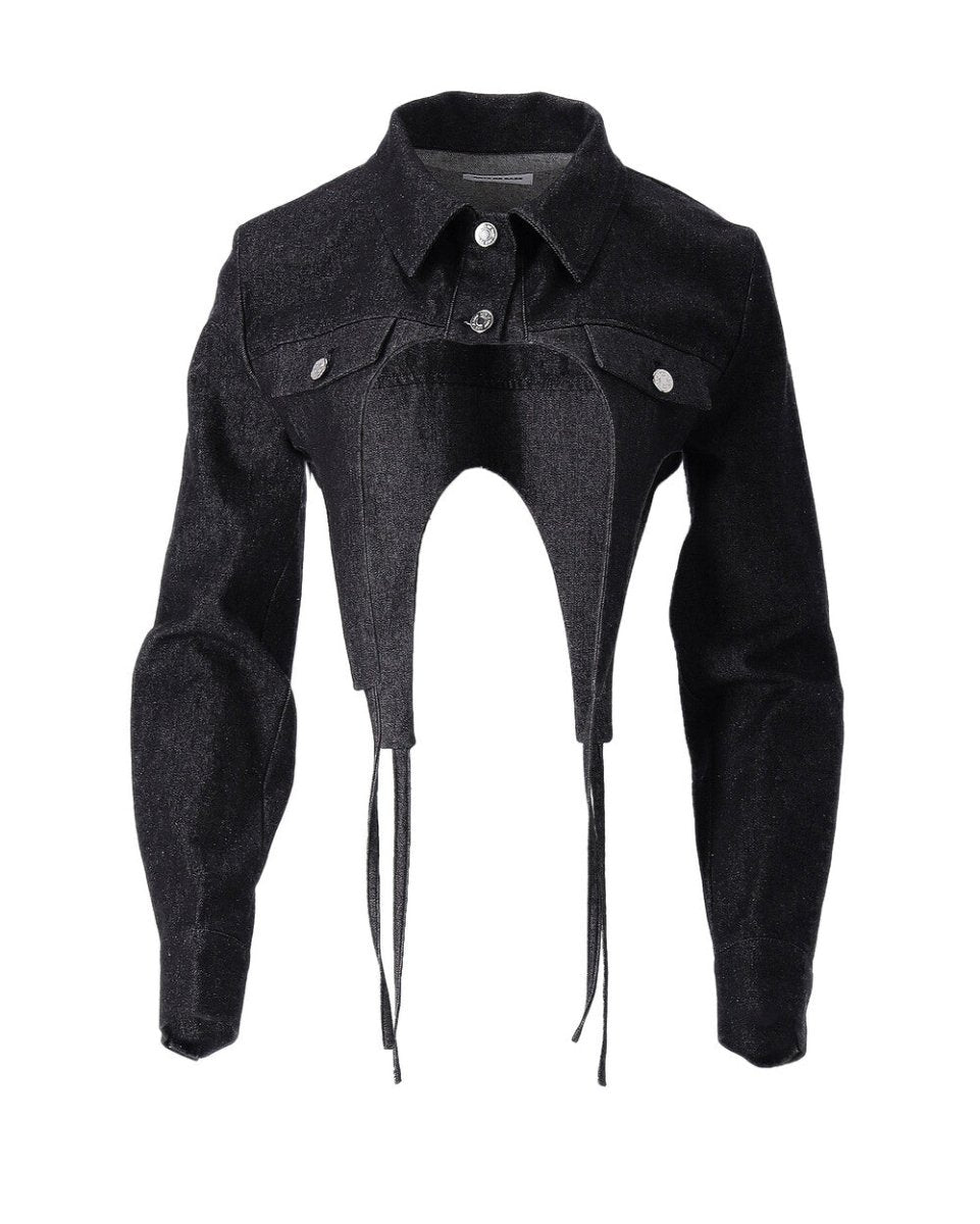 Denim Crop Jacket (Arts De Base) @SEOUL