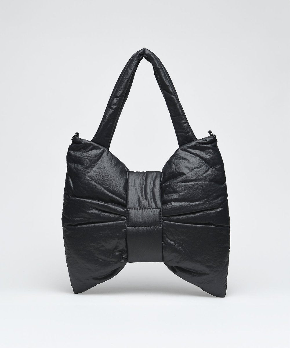 Dewy ribbon Bag Black (Limelike) @SEOUL