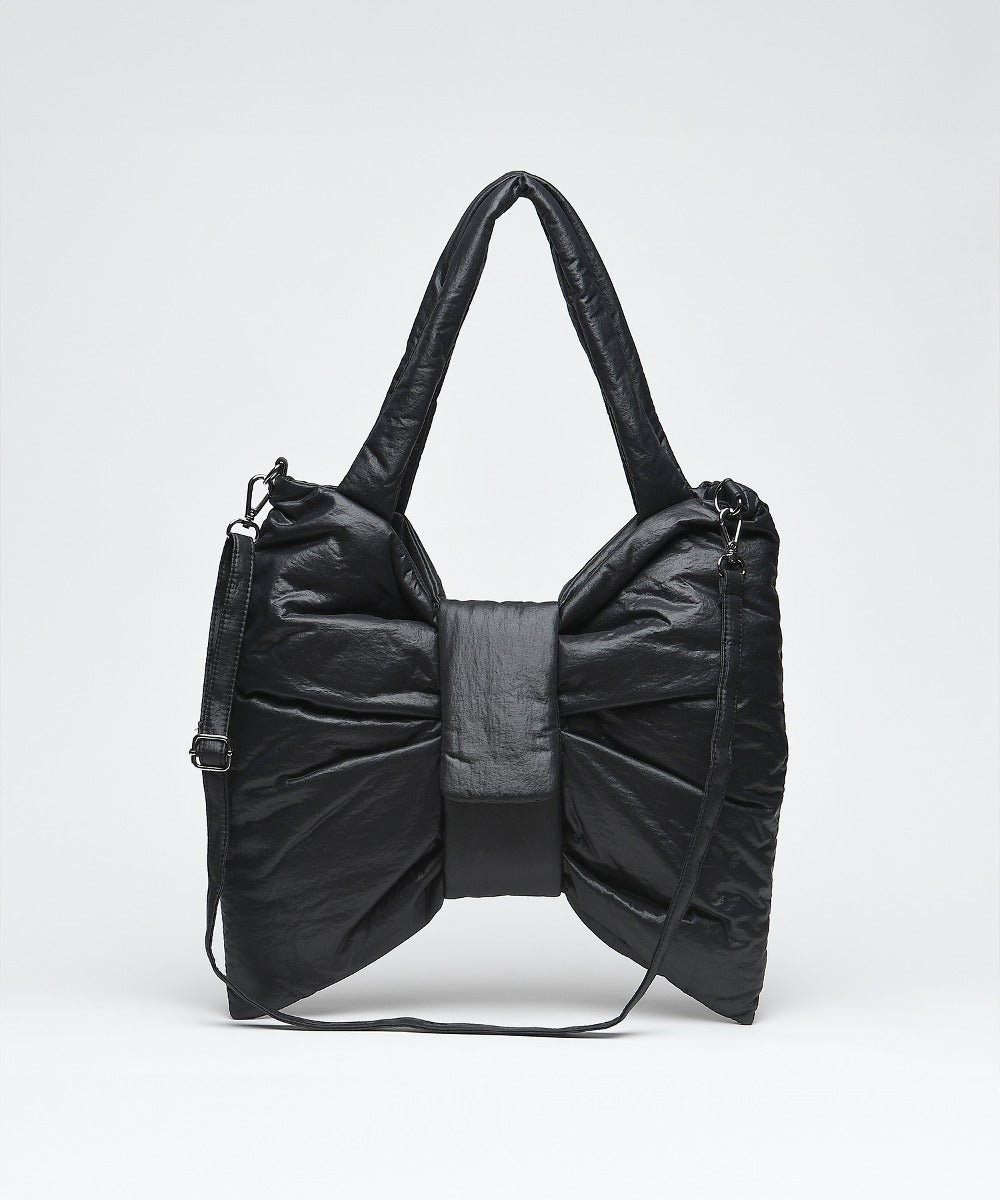 Dewy ribbon Bag Black (Limelike) @SEOUL