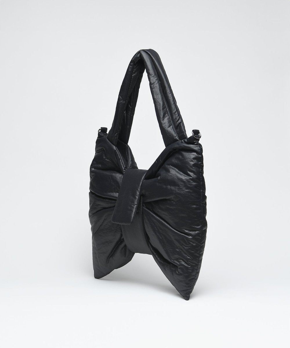 Dewy ribbon Bag Black (Limelike) @SEOUL