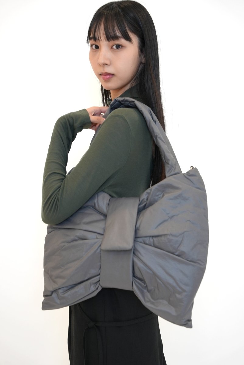 Dewy Ribbon Bag Gray (Limelike) @SEOUL