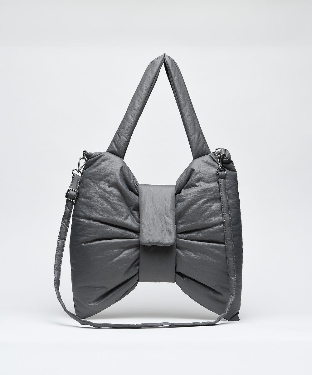 Dewy Ribbon Bag Gray (Limelike) @SEOUL
