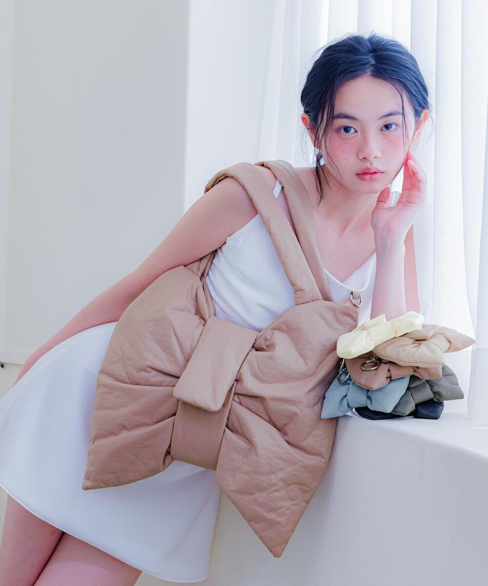 Dewy ribbon Bag Indi pink (Limelike) @SEOUL