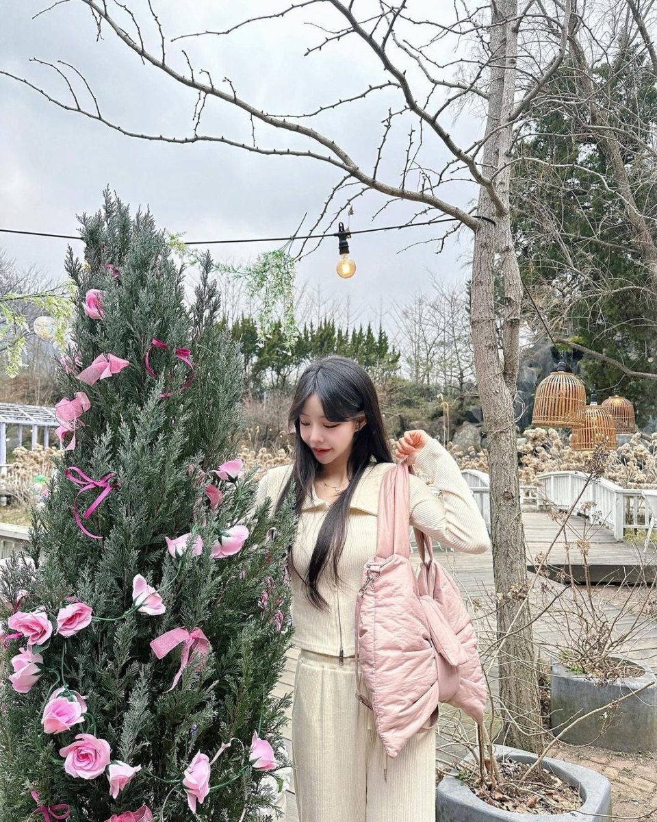 Dewy ribbon Bag Indi pink (Limelike) @SEOUL
