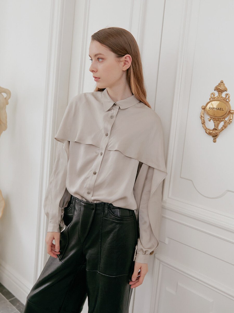 Elle Blouse_Champaign 엘 블라우스_샴페인 (AILE DE) @SEOUL