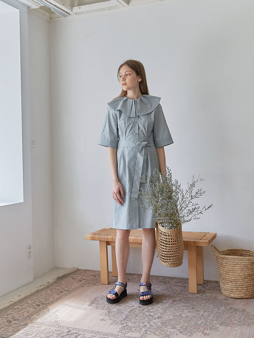 Alice dress (Mint grey)