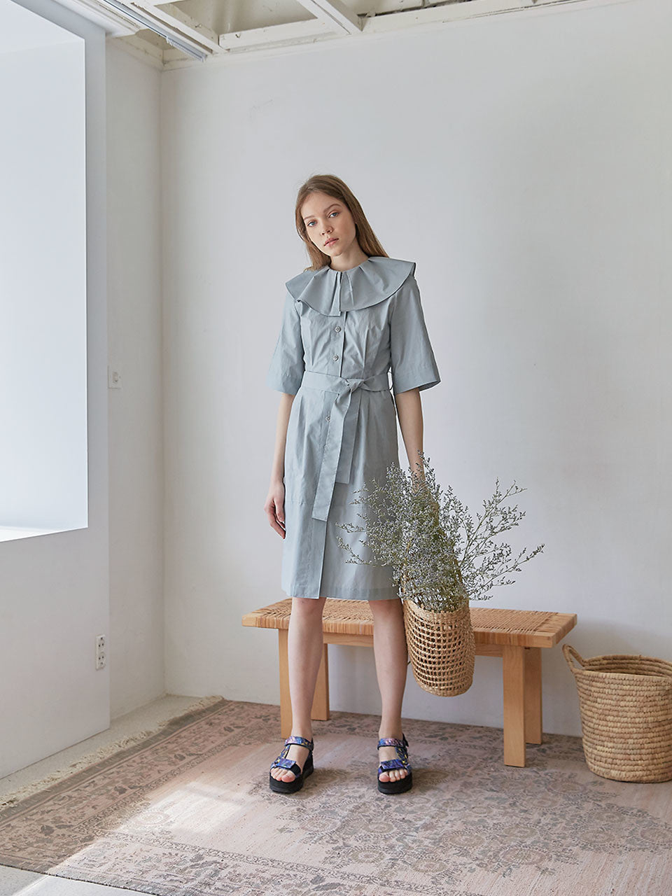 Alice dress (Mint grey)