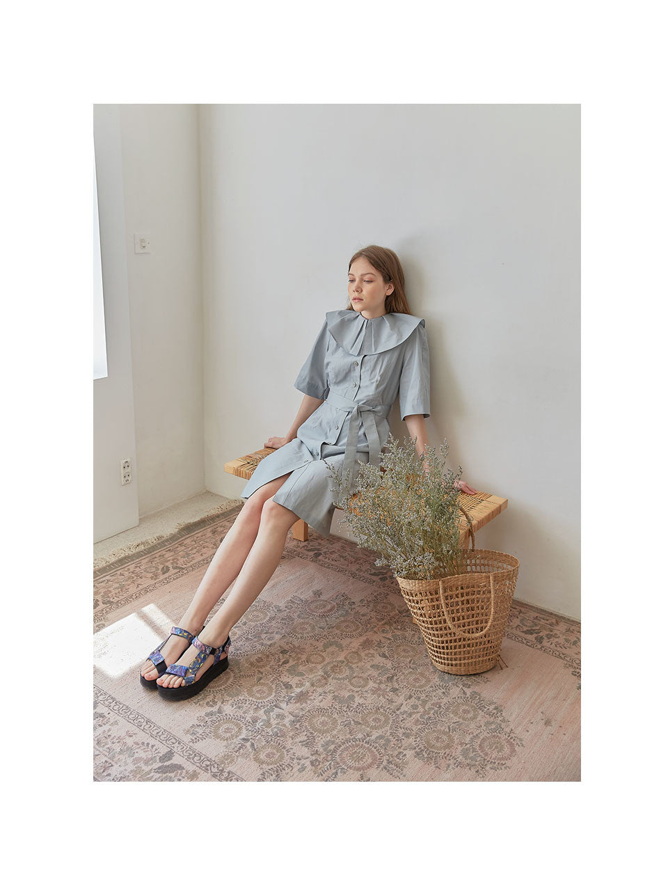 Alice dress (Mint grey)