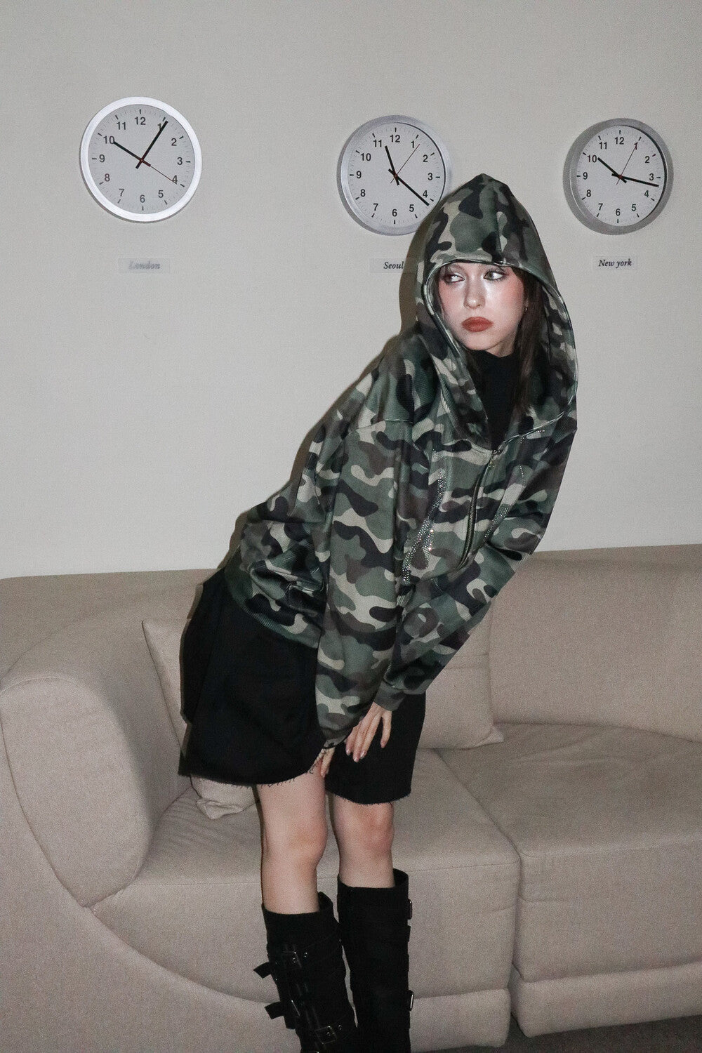 LISA hoodie 2 - カモ