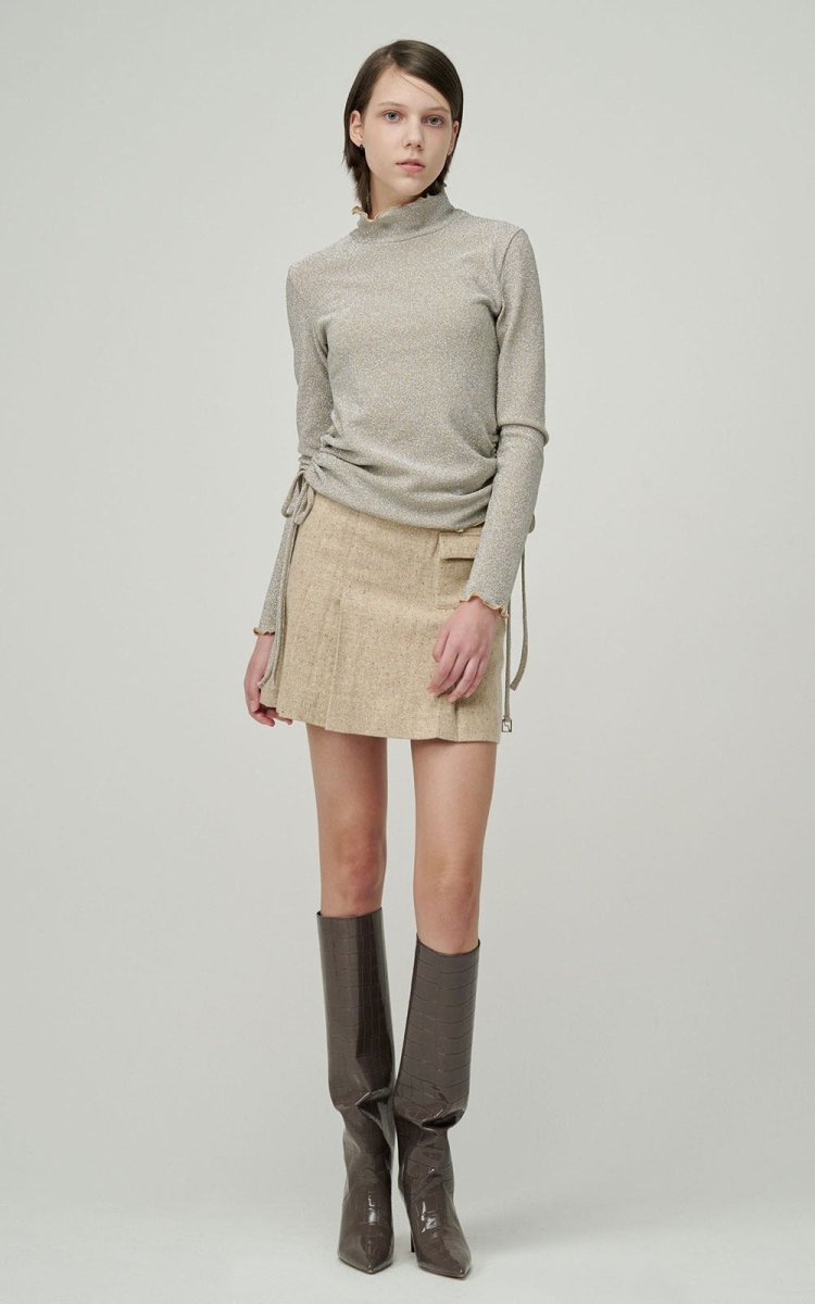 Ines Skirt _ Oatmeal (02 ARMOIRE) @SEOUL