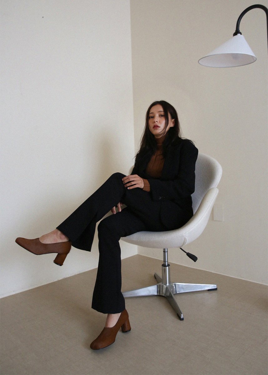 Katie pumps / brown (thenofficial) @SEOUL