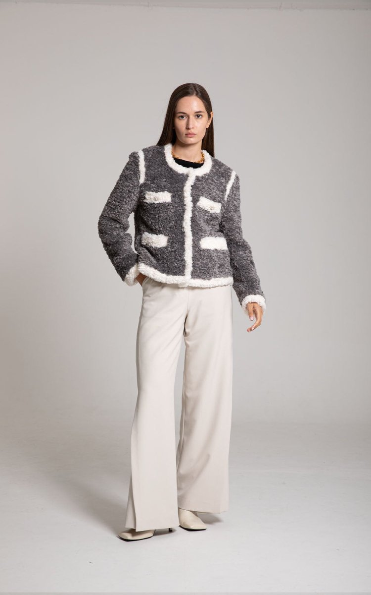 Luna Fur Jacket _ Grey (02 ARMOIRE) @SEOUL