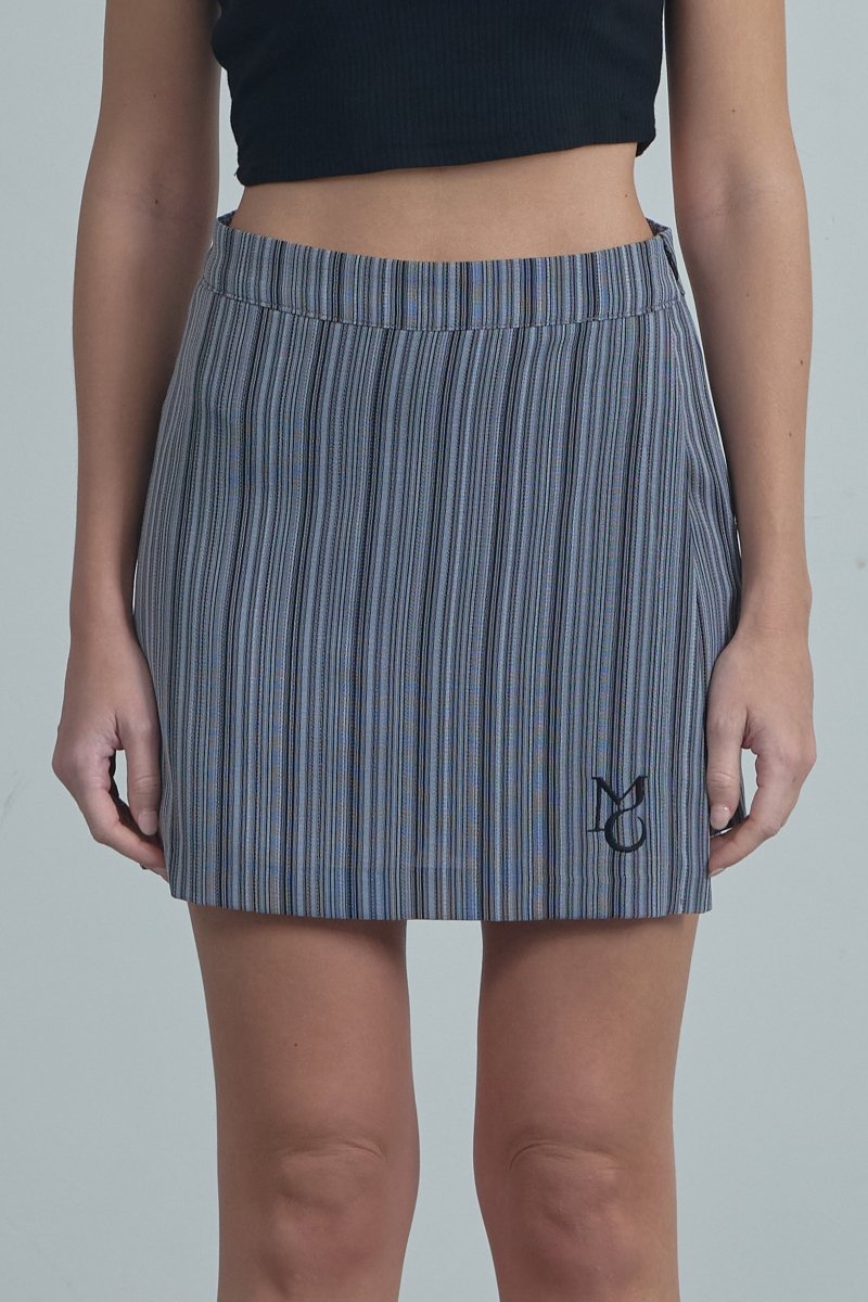 MO Stripe wrap Shorts Black (moiremoa) @SEOUL