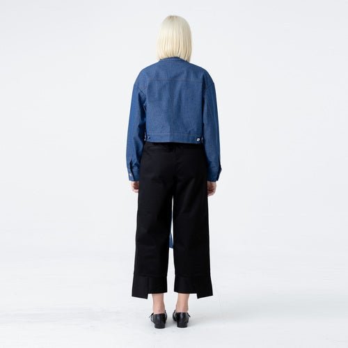 Non - fade denim crop jeogori jacket (wundergeist777) @SEOUL