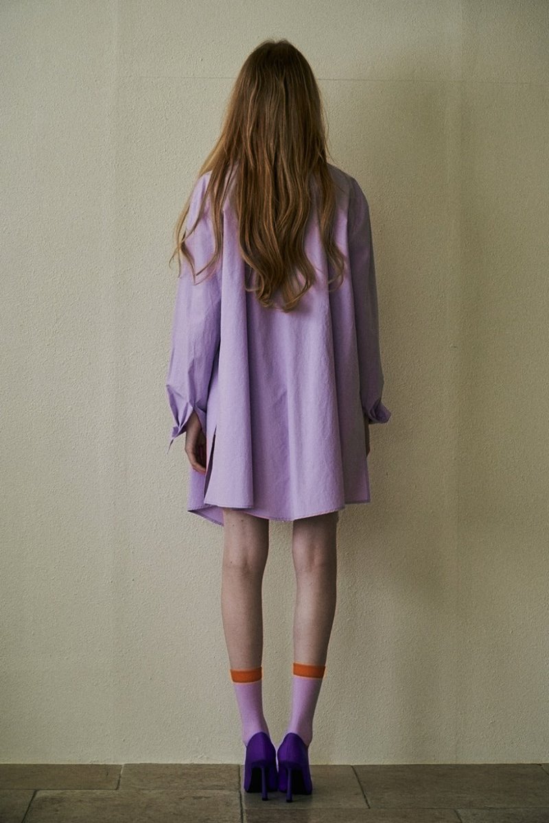 Shirt Stitch Blouse_Purple (M.Rof) @SEOUL