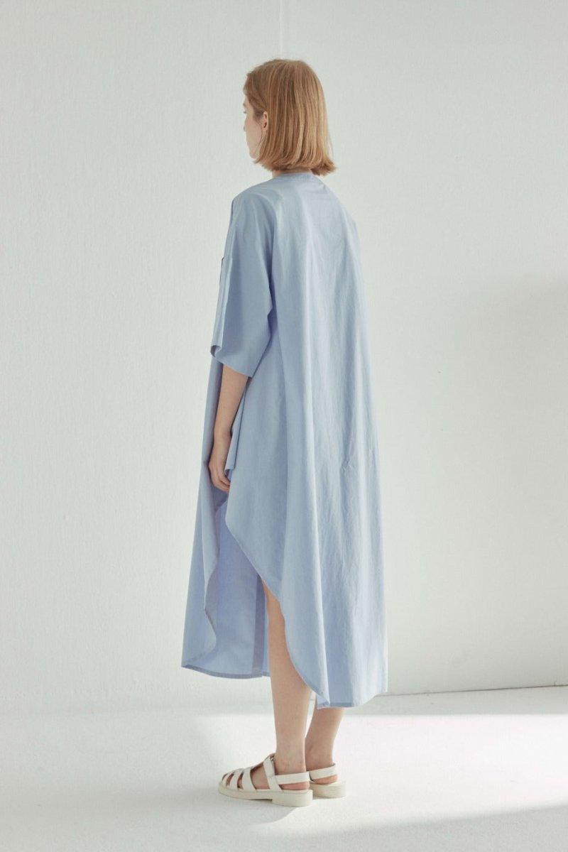 Slanted Pocket Shift Dress (M.Rof) @SEOUL