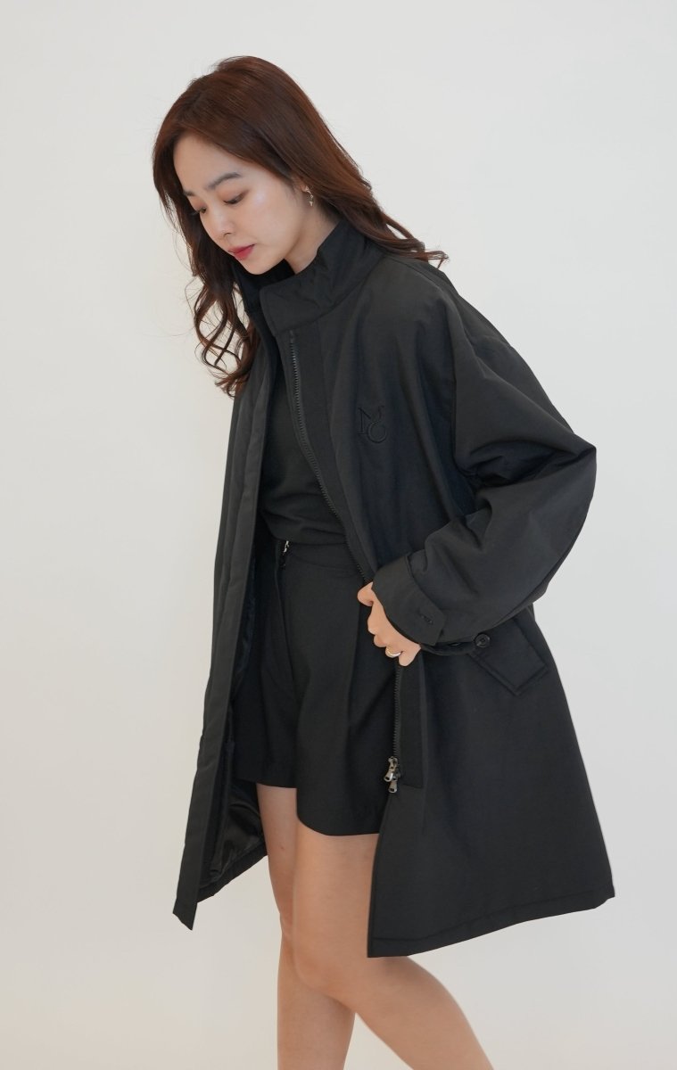 Soft Padding Mod Coat Black (moiremoa) @SEOUL