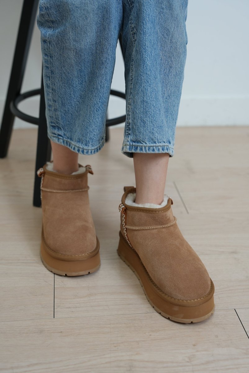 Zia Cowhide Fur Winter Boots_B0150 (Shoehi) @SEOUL