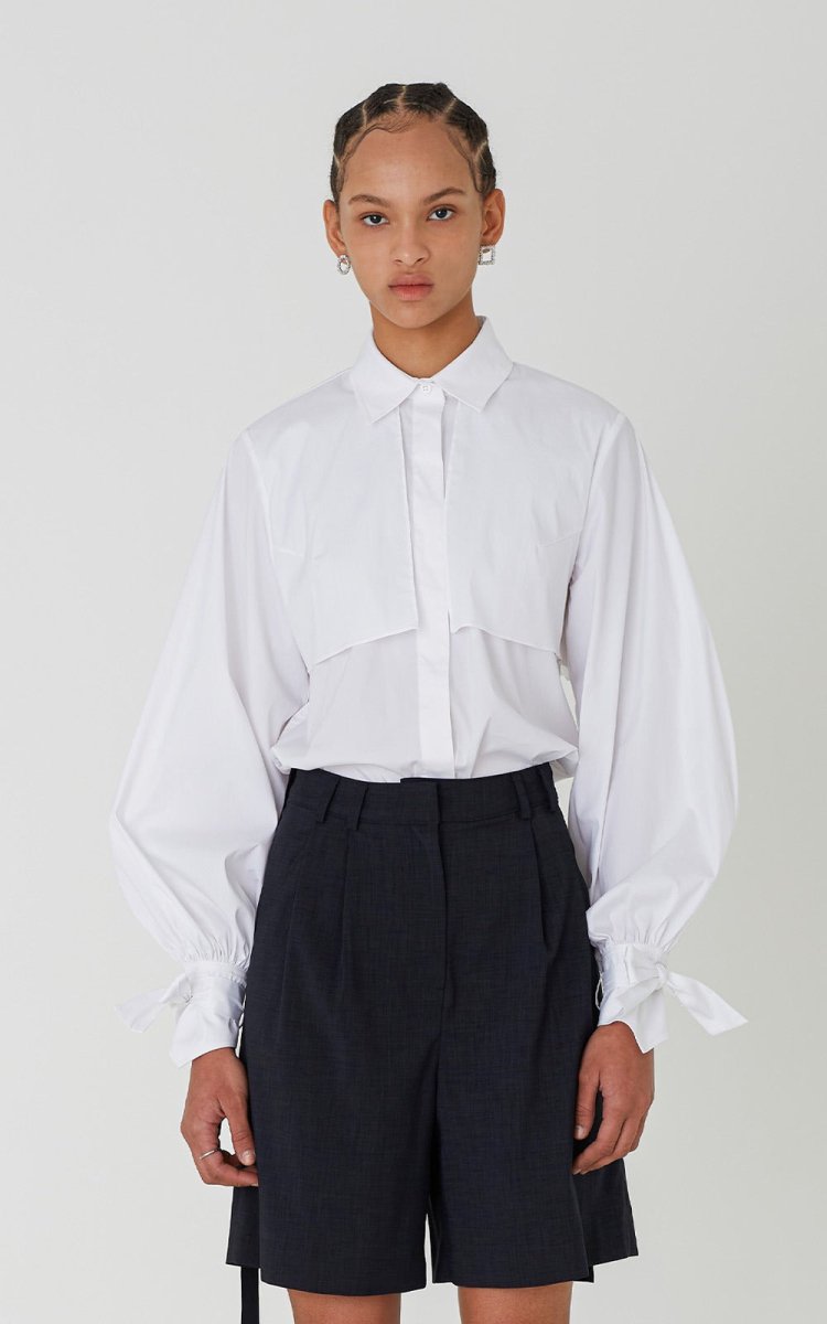Leah Shirts White - @SEOUL