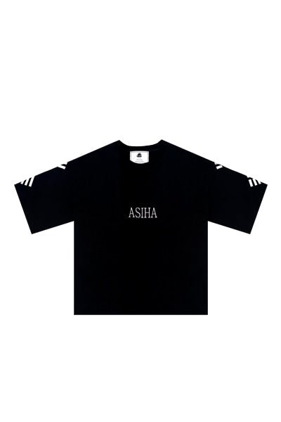 乾坤坎離半袖Tシャツ (ASIHA Geon Gon Gam Yi T-Shirts) Black - @SEOUL