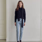 シャーリングトップ23_ダークグレー SHIRRING TOP23_DG