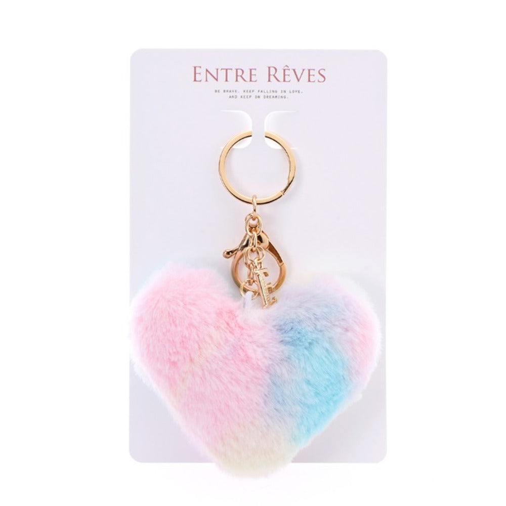 HEART FUR KEYRING