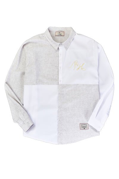 ah24 01shwh asiha checkerboard ShirtsアシハチェッカーボードシャツWhite10％ (AsiHa) ＠SEOUL
