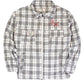 ah24 02jk Red logo check jacket アシハレッドロゴチェックジャケット Brown Check / Gray Check10% (AsiHa) ＠SEOUL
