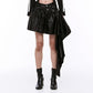 Artificial Leather Draping Short Pants (Black) (Arts De Base) ＠SEOUL