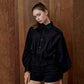 Bishop sleeve string blouse black (wundergeist777) ＠SEOUL