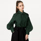 Bishop sleeve string blouse green (wundergeist777) ＠SEOUL