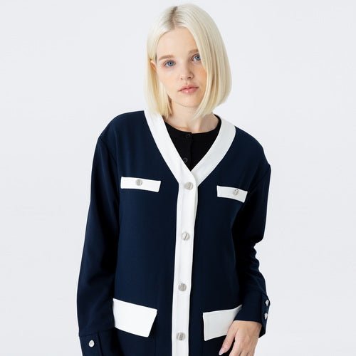 Color combination dress, jeans navy (wundergeist777) ＠SEOUL