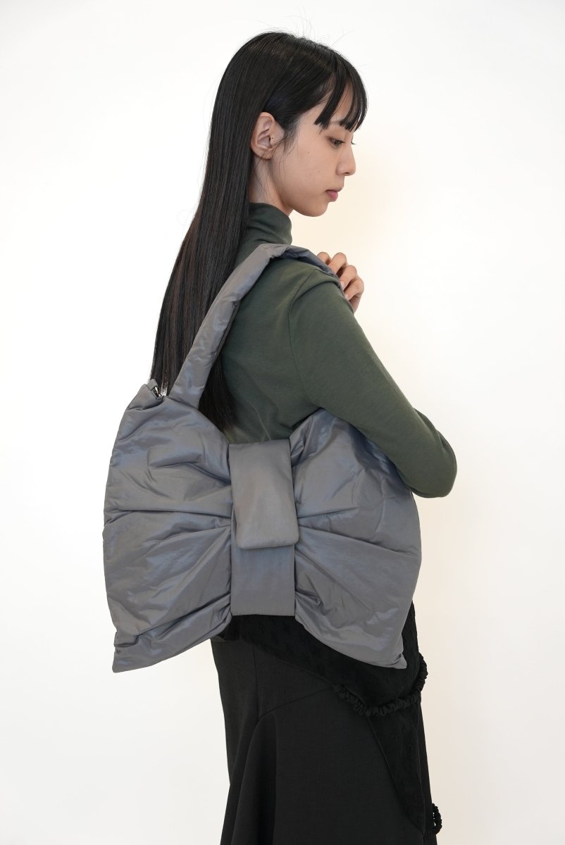 Dewy Ribbon Bag Gray (Limelike) ＠SEOUL