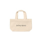 ENTRE REVES LOGO MINI ECO BAG - IVORY (Entre Reves) ＠SEOUL