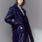 Glossy Leather Long Coat_Navy (M.Rof) ＠SEOUL