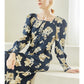 flower in heaven _ navy