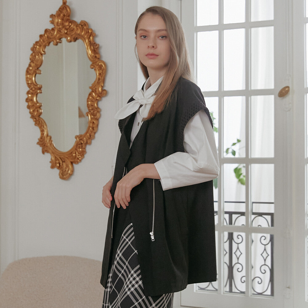 zipper vest