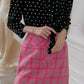Pink Wool Skirt 핑크 울 스커트