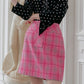 Pink Wool Skirt 핑크 울 스커트