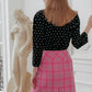 Pink Wool Skirt 핑크 울 스커트